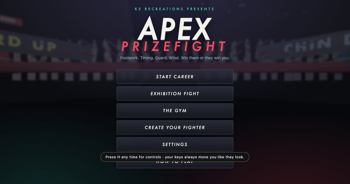 Screenshot of the Boxing Game demo