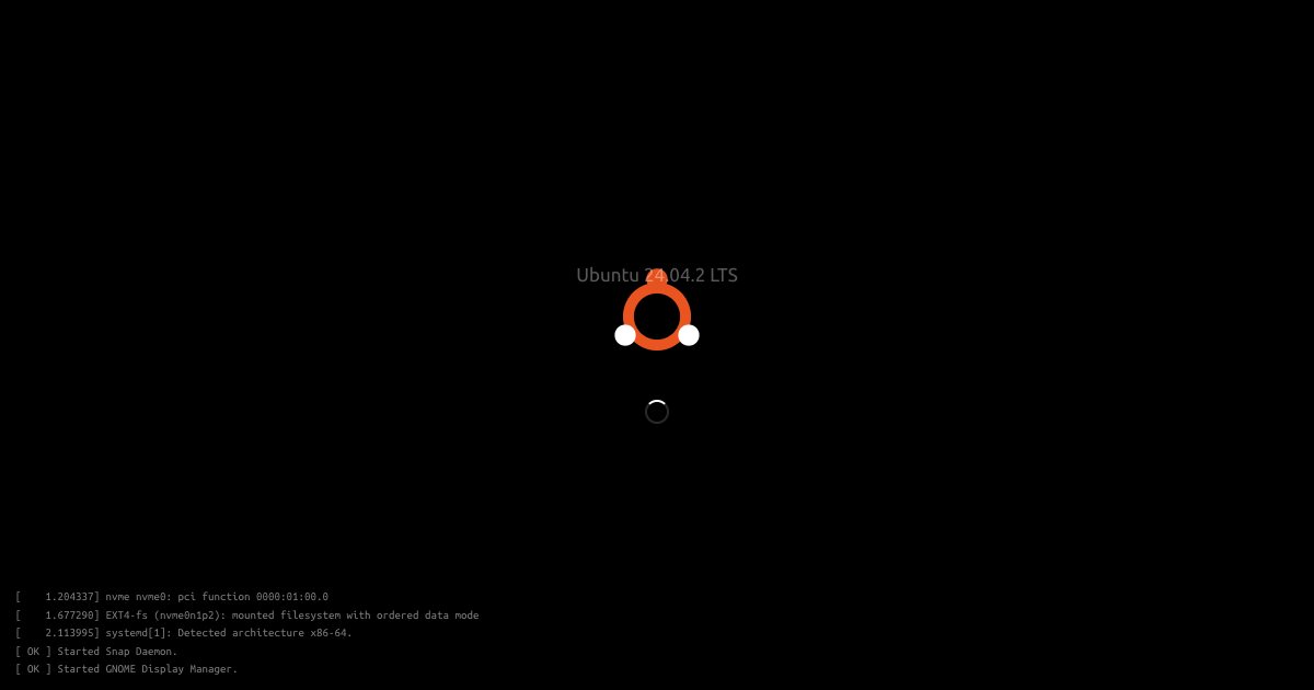 Screenshot of the Ubuntu Desktop demo