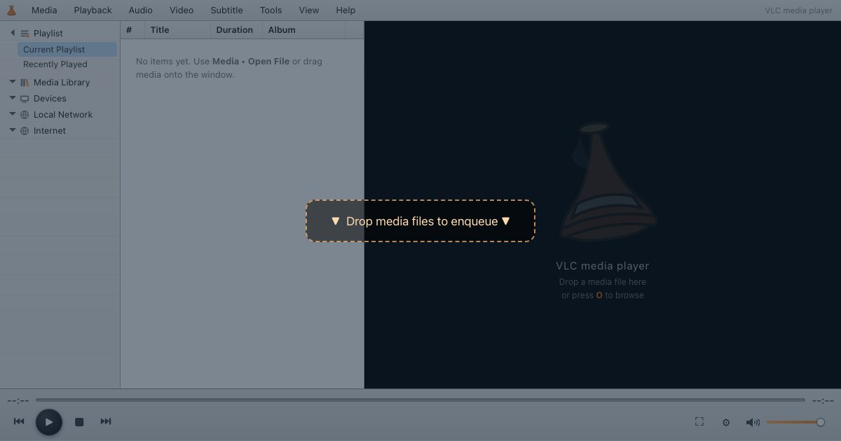 Screenshot of the Vlc Media Player demo