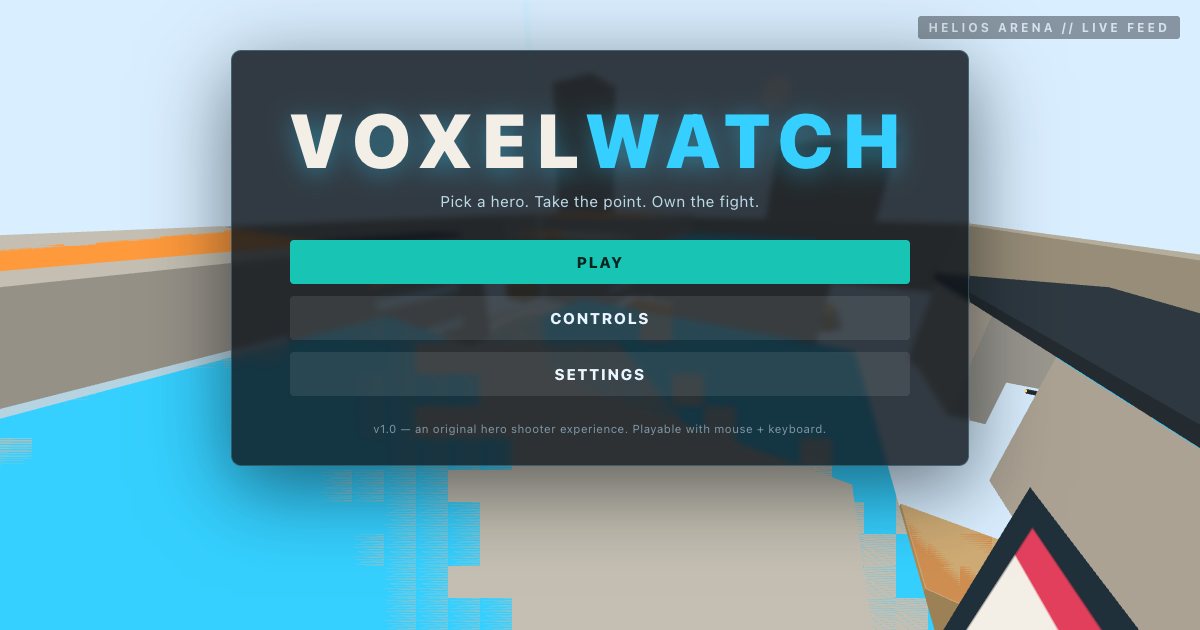 Screenshot of the Voxelwatch demo